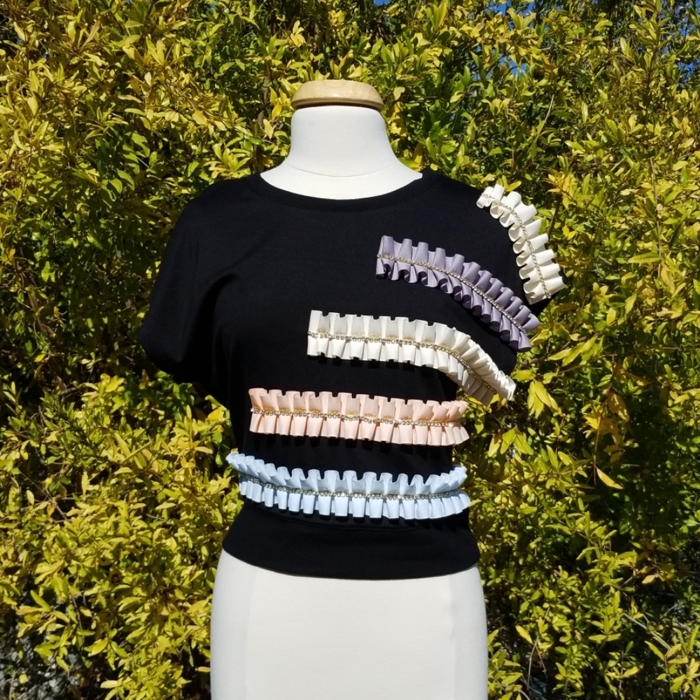 Knit Short Sleeve Top